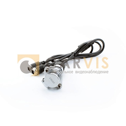 Спиральный кабель 2×4-pin (мама) — 2×4-pin (папа), 4 метра, гибкий и прочный для подключения видеооборудования в автомобиле, с усиленными коннекторами для долговечности и надежности