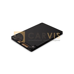 SSD-накопитель CARVIS емкостью 1 Тб с черным корпусом, предназначенный для использования в системах автомобильного видеонаблюдения для обеспечения быстрой и надежной записи данных.