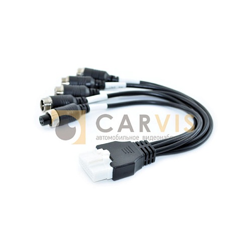 Автомобильный видеорегистратор CARVIS MD-314SD в металлическом корпусе с ребрами охлаждения, оснащенный светодиодными индикаторами, портами USB и DEBUG, а также слотом для карты SD, предназначен для записи и хранения видео в системах автомобильного видеонаблюдения