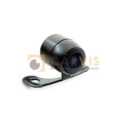 Комплект системы видеонаблюдения CARVIS для автомобиля, включающий в себя черный видеорегистратор CARVIS MD-444SD Lite в металлическом корпусе, две видеокамеры — купольную и миниатюрную - AHD камера CARVIS MC-301, AHD камера CARVIS MC-324IR, два кабеля для подключения, а также адаптер microSD to SD и карту памяти microSD